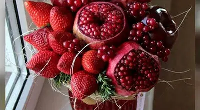 سه روش خلاقانه برای تزئین انار شب یلدا + فیلم