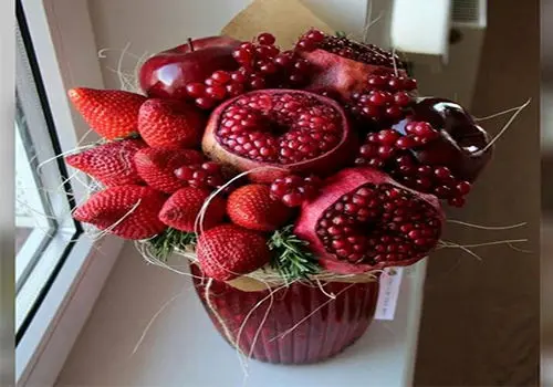 سه روش خلاقانه برای تزئین انار شب یلدا + فیلم