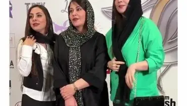 رویا میرعلمی، نازنین بیاتی، گیتی قاسمی و سمیرا حسینی در شب جشن بازیگر/ویدیو