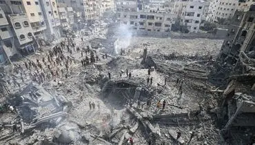 نابودی عمارتهای مسکونی در رفح توسط بولدوزرهای اسرائیلی+فیلم