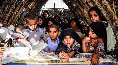 کودکانی که از شدت ضعف و گرسنگی از حال می روند + فیلم