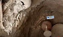 کشف دو گوردخمه جنگاوران دوره ساسانی در گورستان ولم مازندران