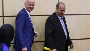 تقدیر رئیس فیفا از فدراسیون فوتبال ایران