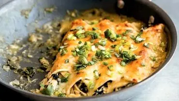 شام امشب با من: اسفناج تازه در اوج فصل؛ دستور پخت انچیلادای کرمی و پنیر، غذایی که باید همین حالا امتحان کنید!