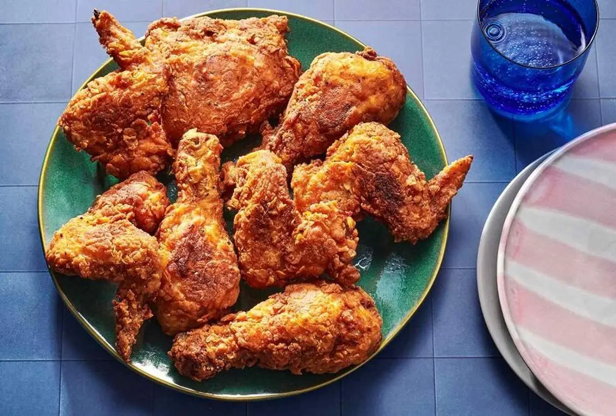 آموزش مرغ سوخاری رستورانی در خانه 