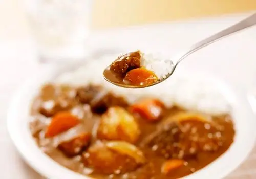 آموزش گام به گام پخت خورش کاری ژاپنی با مرغ و سبزیجات
