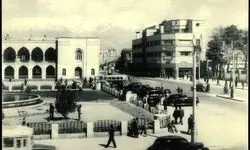 عکس تاریخی از آب‌فروشان چهارراه مخبرالدوله ۸۰ سال پیش!

