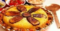 طرز تهیه پلو مسمای بادمجان