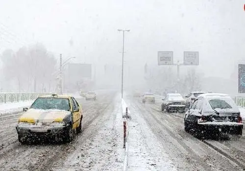 آخرین وضعیت بارش برف و باران در جاده‌های ۲۴ استان 
