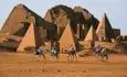 تصاویر شگفت‌انگیز از اهرام باستانی سودان در دل صحرا + عکس