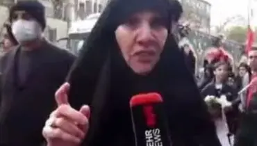 یک مادر از تهران برای ترامپ خط و نشان کشید/ویدیو 