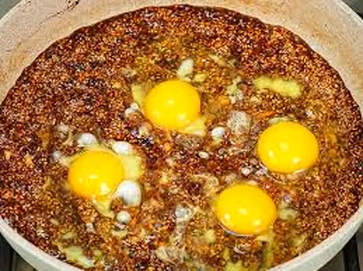  دوشاب یومورتا صبحانه سنتی آذربایجان (بمب انرژی)