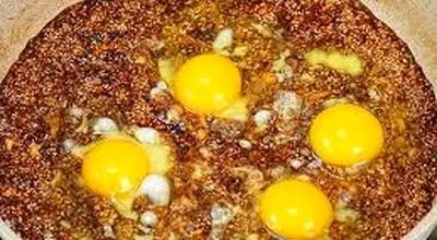  دوشاب یومورتا صبحانه سنتی آذربایجان (بمب انرژی)