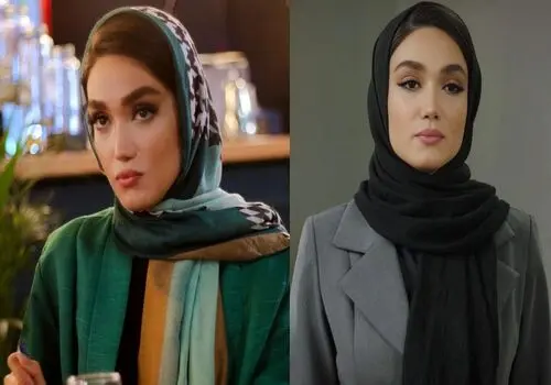 تیپ شیک و جذاب خانم بازیگر فیلم «هتل» سوژه عکاسان شد