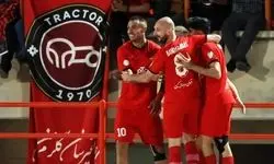 ناگهان یک جام به لوگوی تراکتور چسبید!/عکس