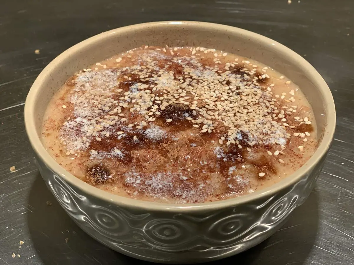 عصرونه امروز: خداحافظی با گندم و چربی؛ حلیم رژیمی با جو دو سر و مرغ، بمب پروتئین و فیبر!