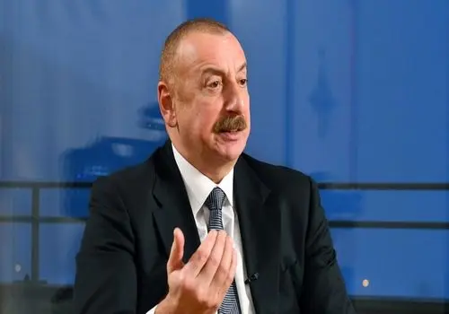 دیدار رئیس جمهور آذربایجان با رئیس رژیم صهیونیستی+تصاویر