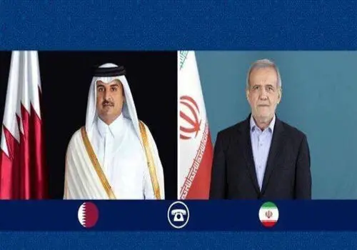 ارسال پیام مکتوب پزشکیان برای امیر قطر 