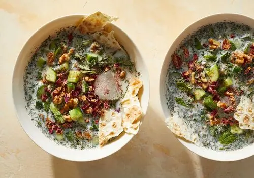 طرز تهیه آبدوغ خیار مجلسی