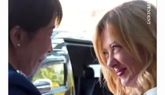 جورجیا ملونی با کیک تولد غافلگیر شد/ویدیو 