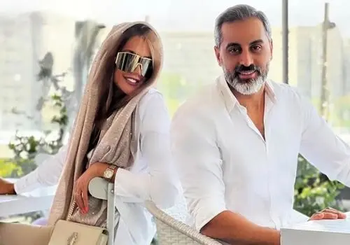 عکس خاص همسر علیرام نورایی و پسرش 
