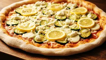 طرز تهیه پیتزای کدوسبز مخصوص گیاهخواران