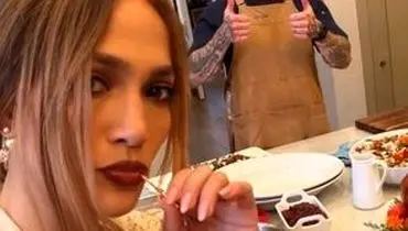 جنیفر لوپز دستپخش را به نمایش گذاشت/عکس