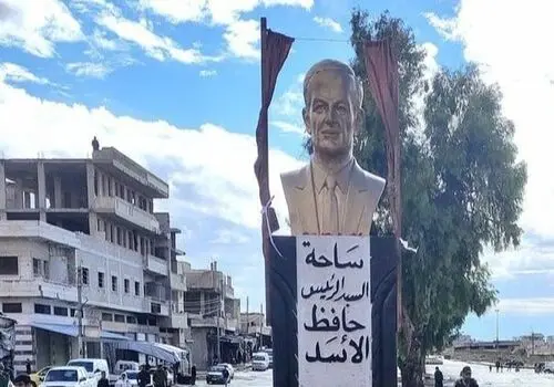 نبش قبر  حافظ اسد توسط افراد ناشناس+ عکس