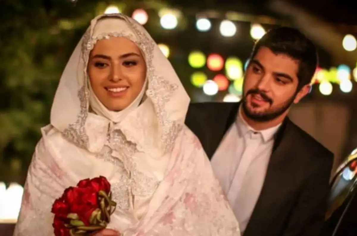 تیپ و چهرۀ «سینا مهراد و ریحانه پارسا» در جشن حافظ؛ سال 97