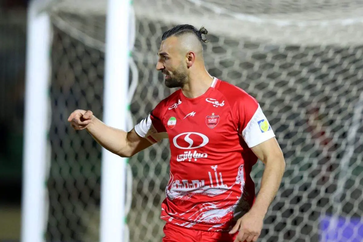 گل دوم پرسپولیس به مس رفسنجان + فیلم