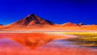 تصاویر دیدنی و جذاب از تالاب لاگونا روخا در شیلی+ فیلم

