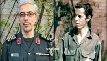 قابی تلخ از شهید سردار باقری در کنار برادر شهیدش