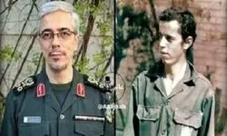 قابی تلخ از شهید سردار باقری در کنار برادر شهیدش
