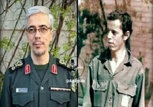 قابی تلخ از شهید سردار باقری در کنار برادر شهیدش