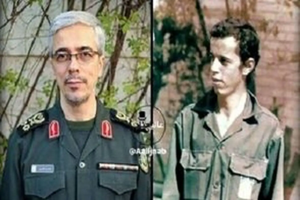 قابی تلخ از شهید سردار باقری در کنار برادر شهیدش