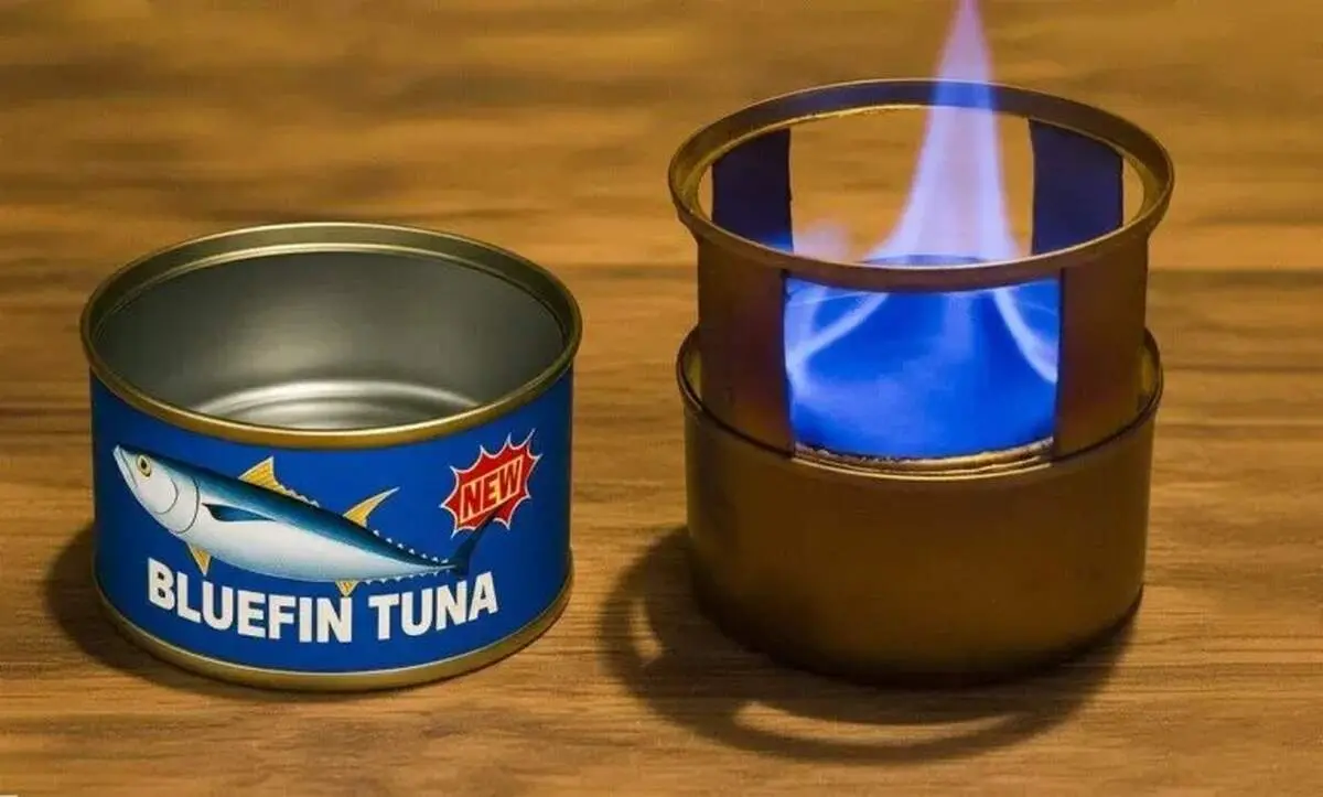 آموزش گام به گام ساخت شمع اضطراری با قوطی تن ماهی