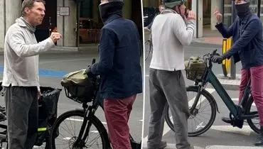 جنجال دعوای خیابانی بازیگر مشهور بر سر دوچرخه!