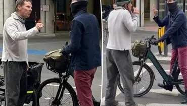 جنجال دعوای خیابانی بازیگر مشهور بر سر دوچرخه!