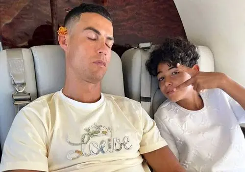 هدیه‌ لاکچری رونالدو به پسرش + عکس 