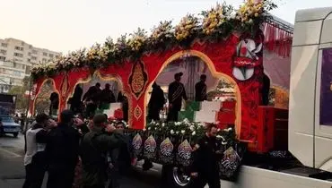 آغاز تشییع پیکرهای پاک ۱۰۰ شهید گمنام در تهران