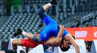 اعضای تیم ملی کشتی فرنگی ایران راهی قرقیزستان  شدند