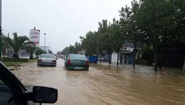حجم سنگین بارندگی در شمال کشور از شب گذشته تاکنون+ فیلم