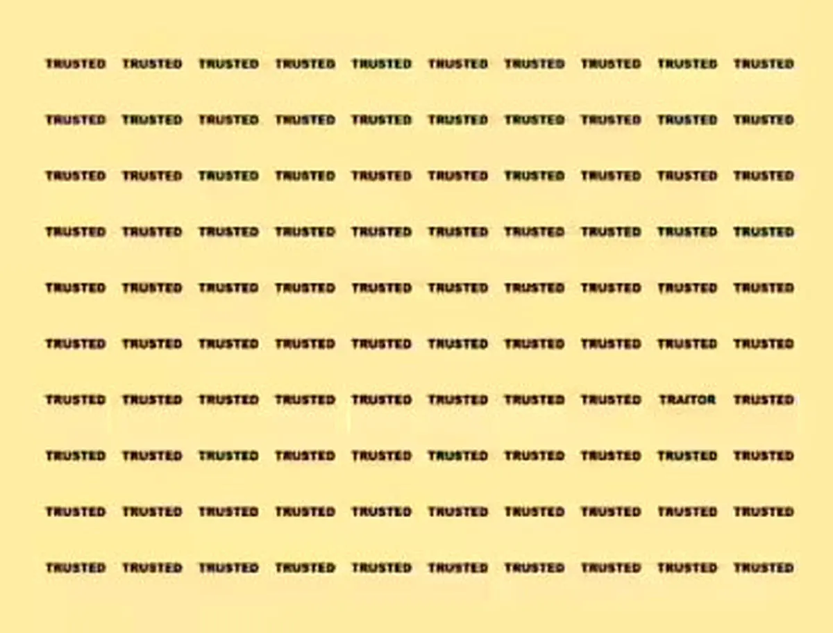 فقط نابغه‌ها کلمه متفاوت را در ۶ ثانیه پیدا می‌کنند