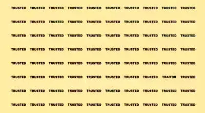 فقط نابغه‌ها کلمه متفاوت را در ۶ ثانیه پیدا می‌کنند