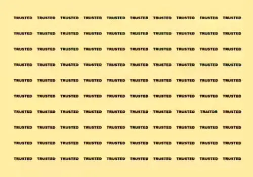 فقط نابغه‌ها کلمه متفاوت را در ۶ ثانیه پیدا می‌کنند