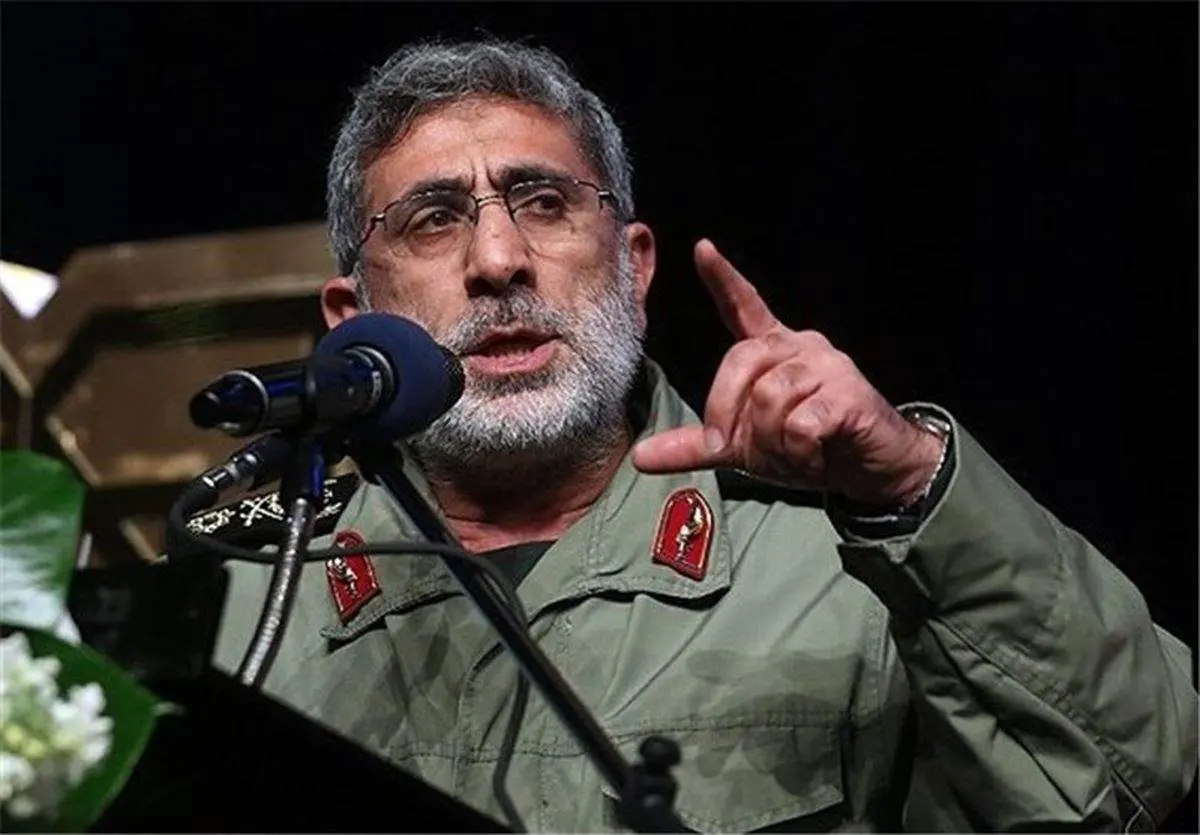 سردار قاآنی فرمانده سپاه قدس کجاست؟