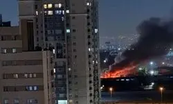 ویدئویی از انفجارهای جدید در سمت چیتگر