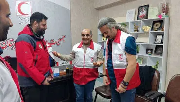 قدردانی سیاوش چراغی‌پور از امدادگران هلال‌احمر + عکس

