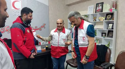 قدردانی سیاوش چراغی‌پور از امدادگران هلال‌احمر + عکس

