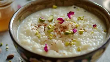 طرز تهیه شیر برنج سنتی